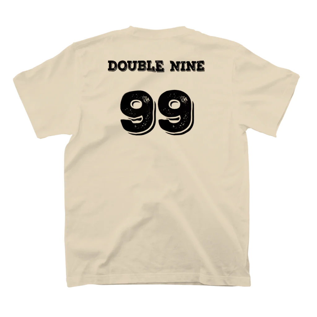 DOUBLE NINEの悠々自適 スタンダードTシャツの裏面