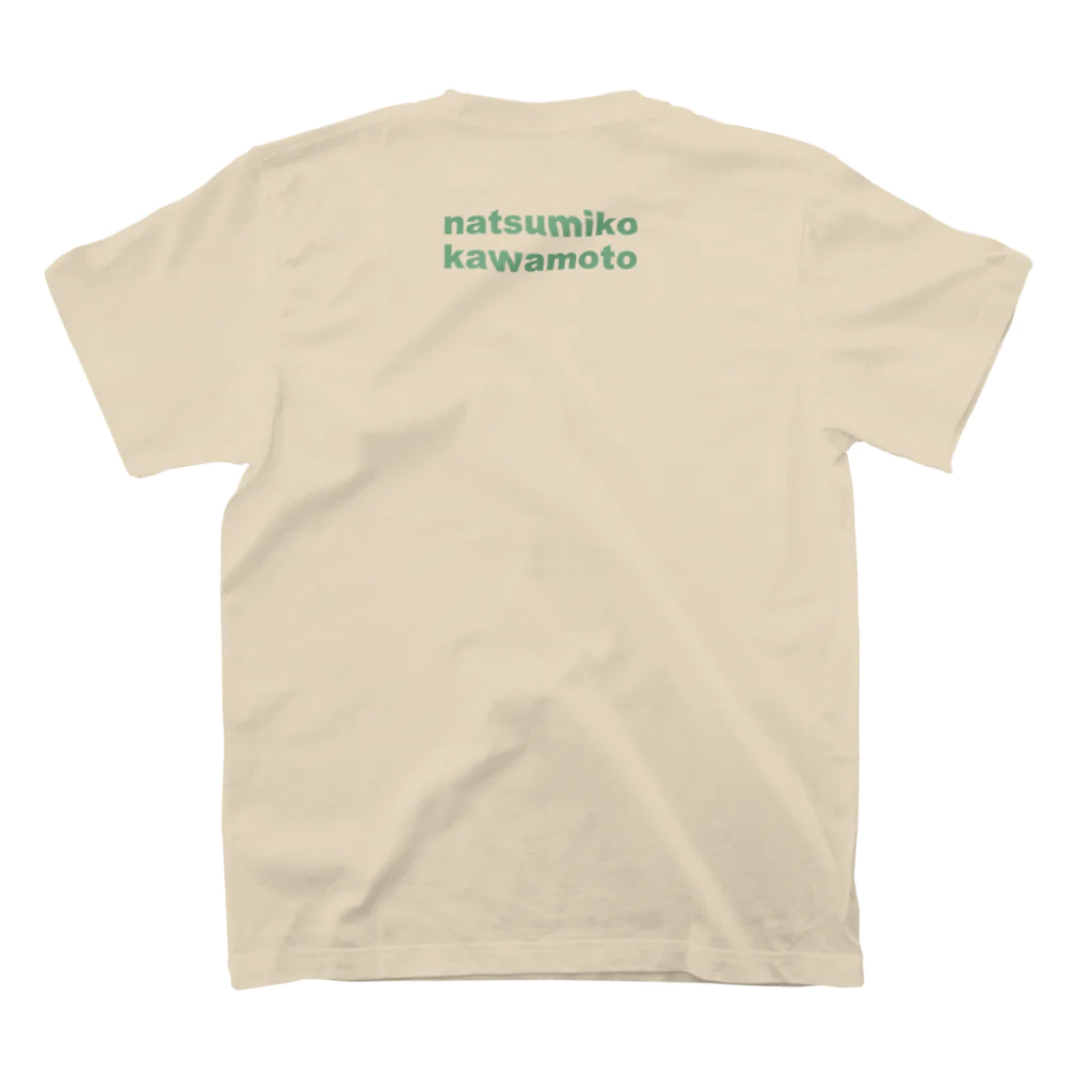 natsumiko nationの春 Regular Fit T-Shirtの裏面