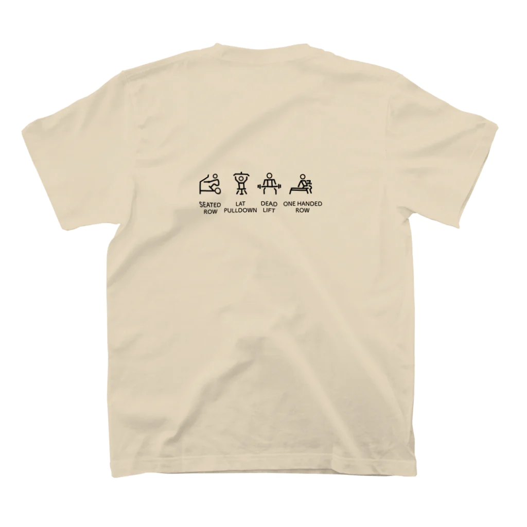 zzzの背中トレTシャツ スタンダードTシャツの裏面