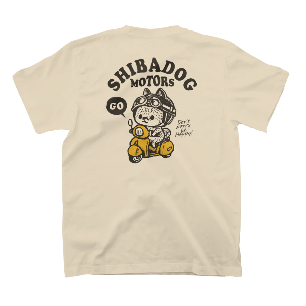 きなこっとんのS・D・M（バイクA / 胸+バックプリント） Regular Fit T-Shirtの裏面