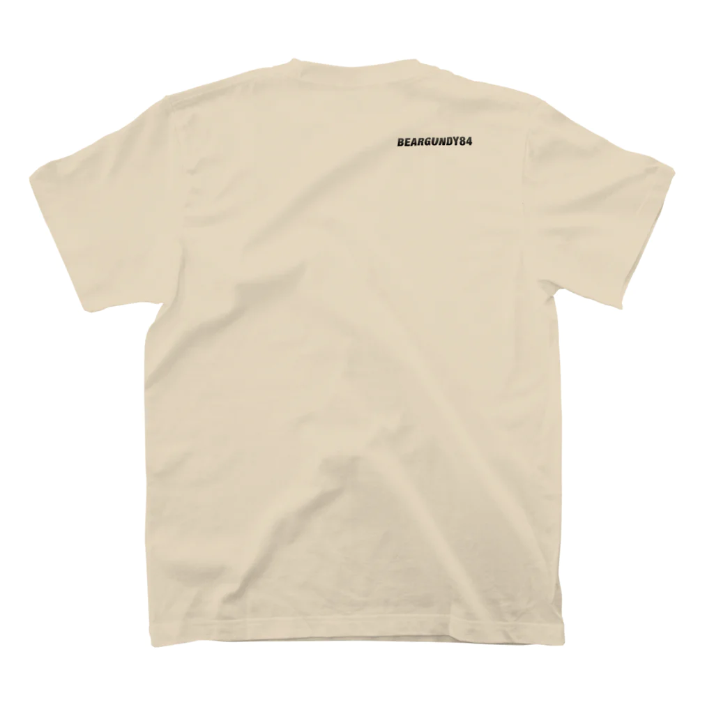 BEARGUNDYの熊眼 Regular Fit T-Shirtの裏面