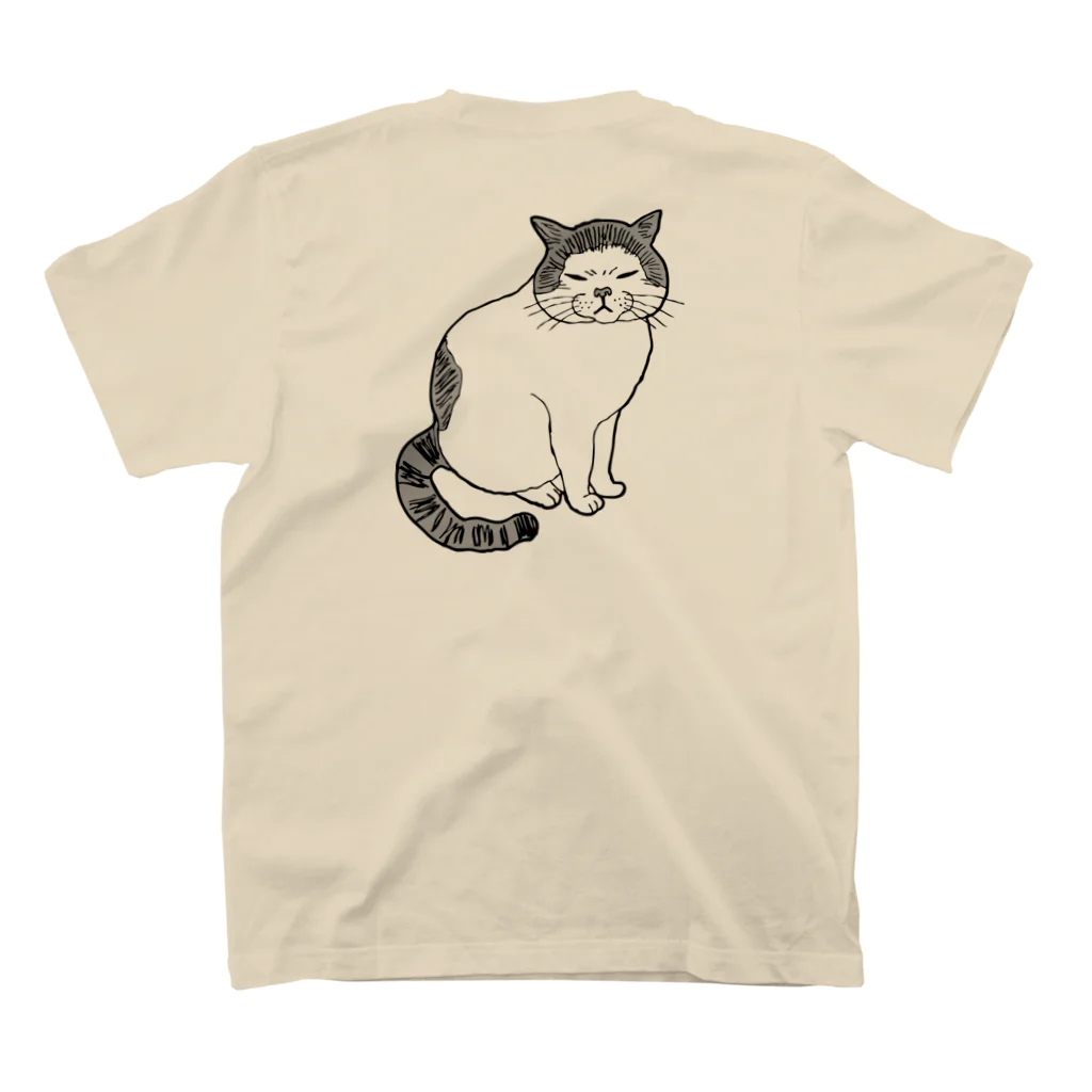 team dosukoiの保護猫応援グッズ スタンダードTシャツの裏面