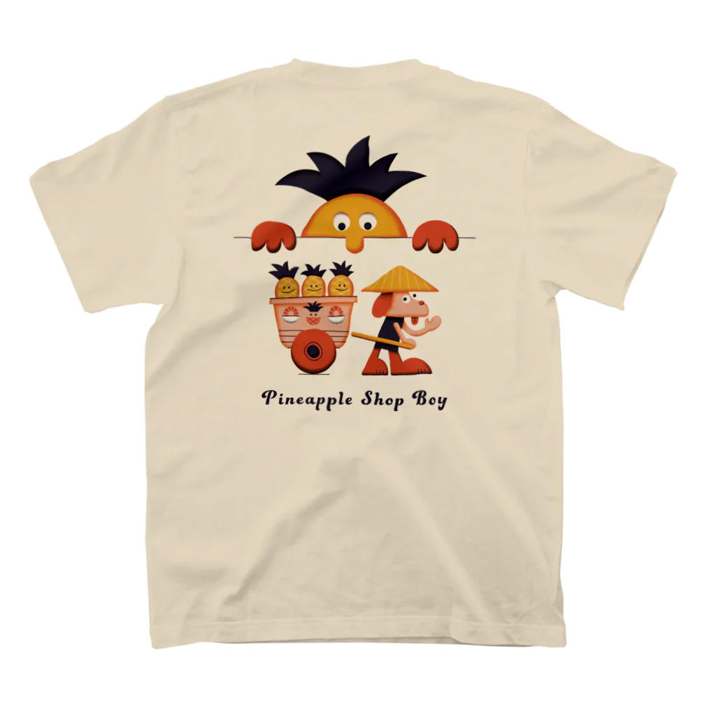 obakのPineapple Shop Boy スタンダードTシャツの裏面