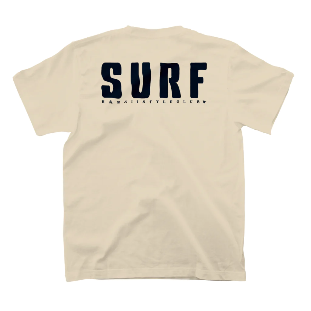 ハワイスタイルクラブの〔Back Print〕Just SURF Regular Fit T-Shirtの裏面