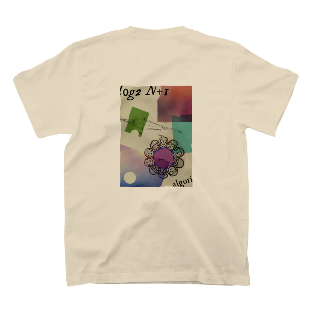 C o c o .のP o l y g o n . スタンダードTシャツの裏面