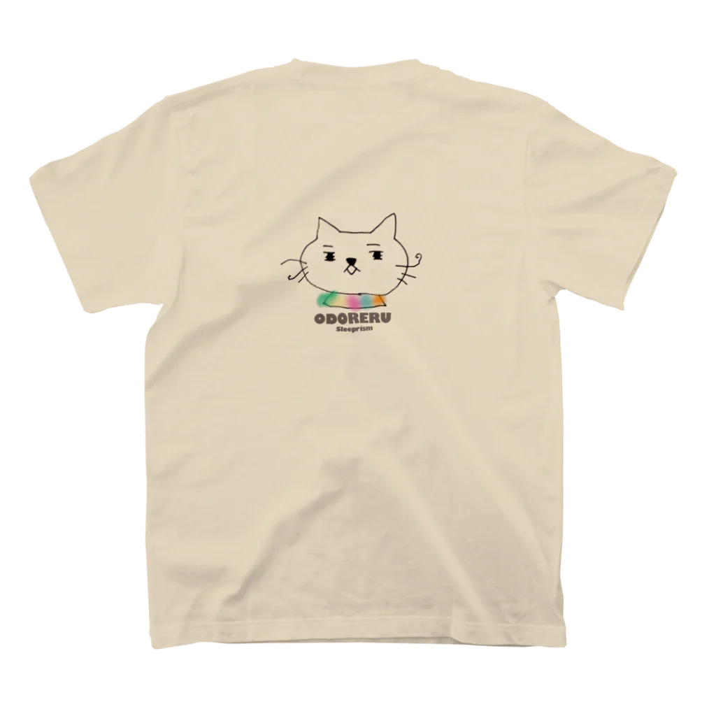 スリープリズム/SleeprismのODORERUバックプリント スタンダードTシャツの裏面