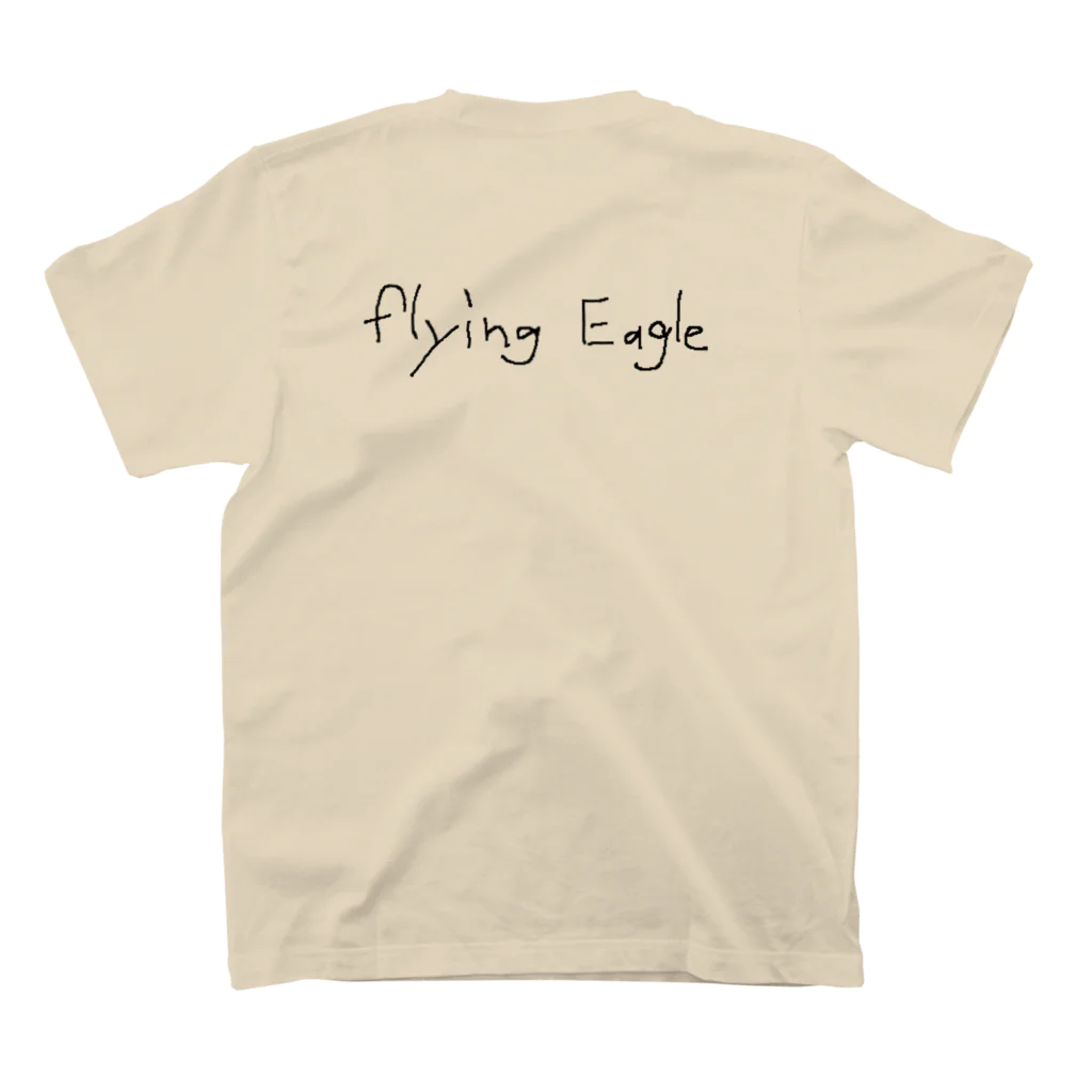 きままNIESの空飛ぶ🦅 Regular Fit T-Shirtの裏面