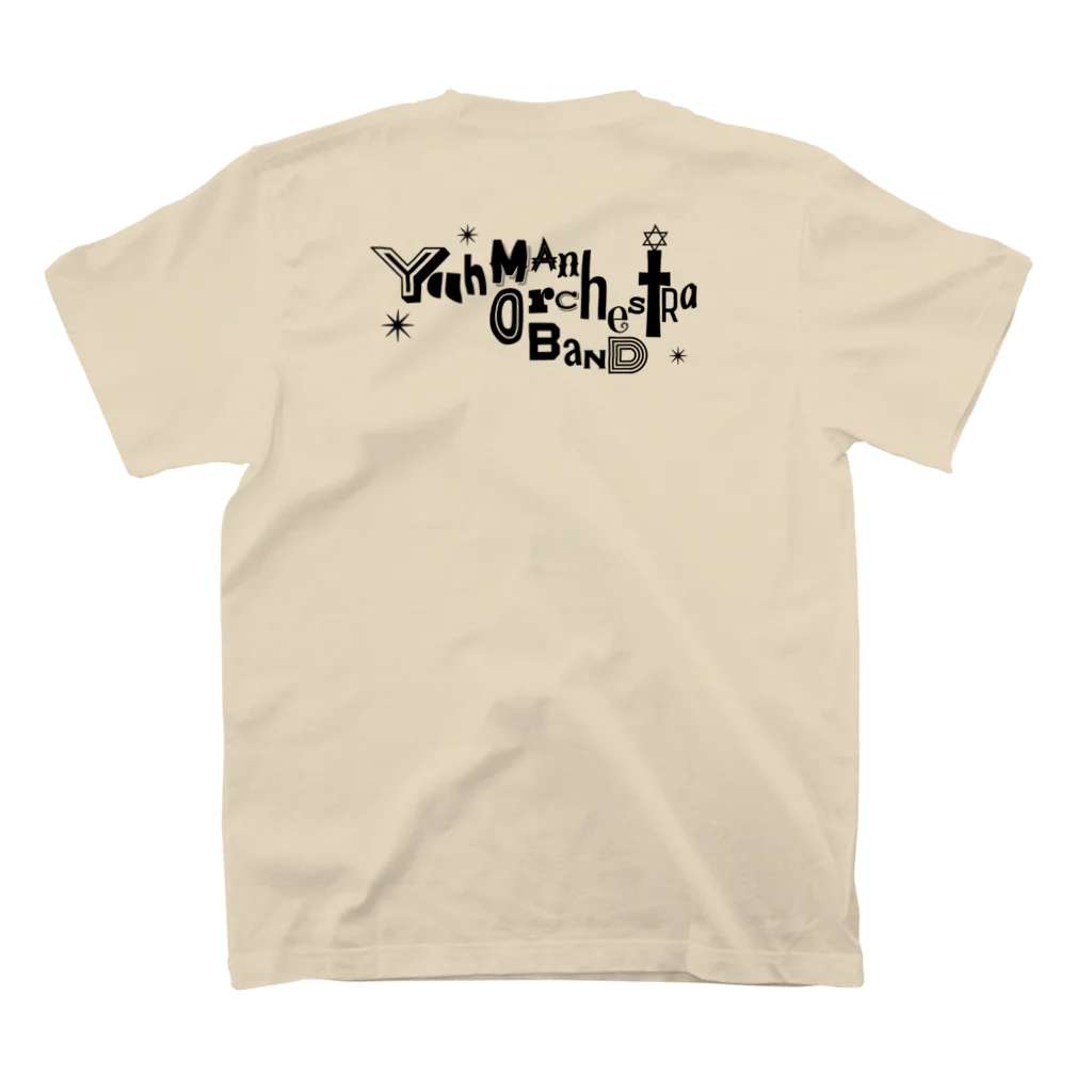 herbrecordzのYah Man Orchestra Band ロゴ Regular Fit T-Shirtの裏面