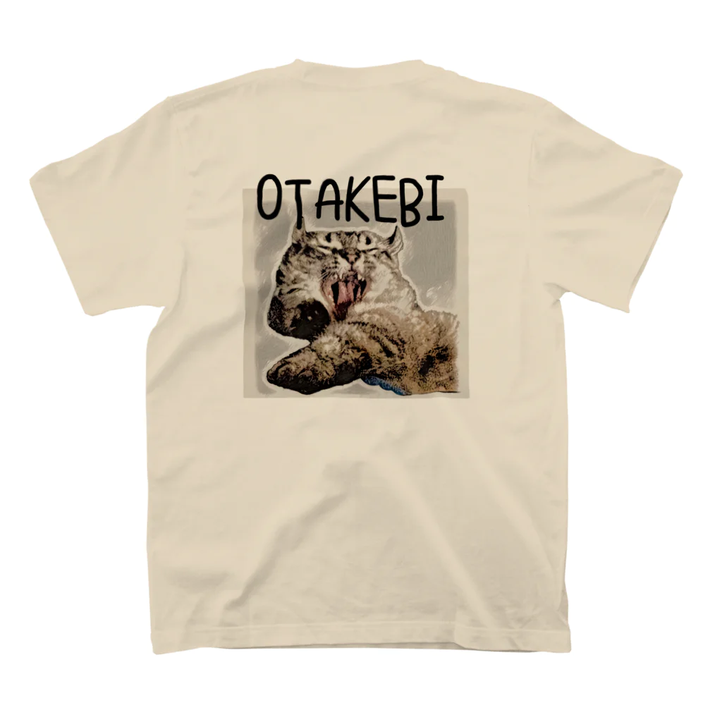 にゃんLDKのさぁ人生の茶番ぷりを叫ぼう　猫からのメッセージ スタンダードTシャツの裏面