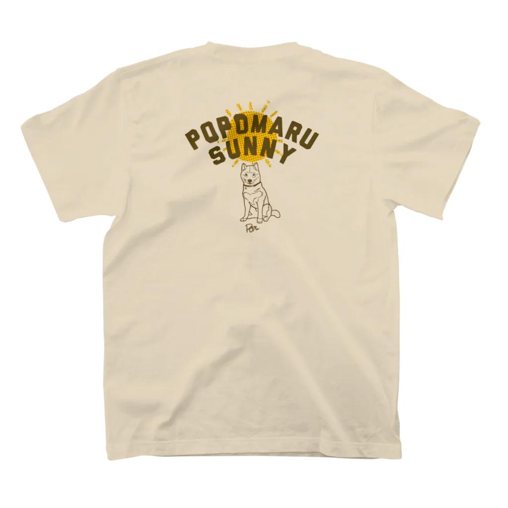 Good cheersのぽぽまるさにー Regular Fit T-Shirtの裏面