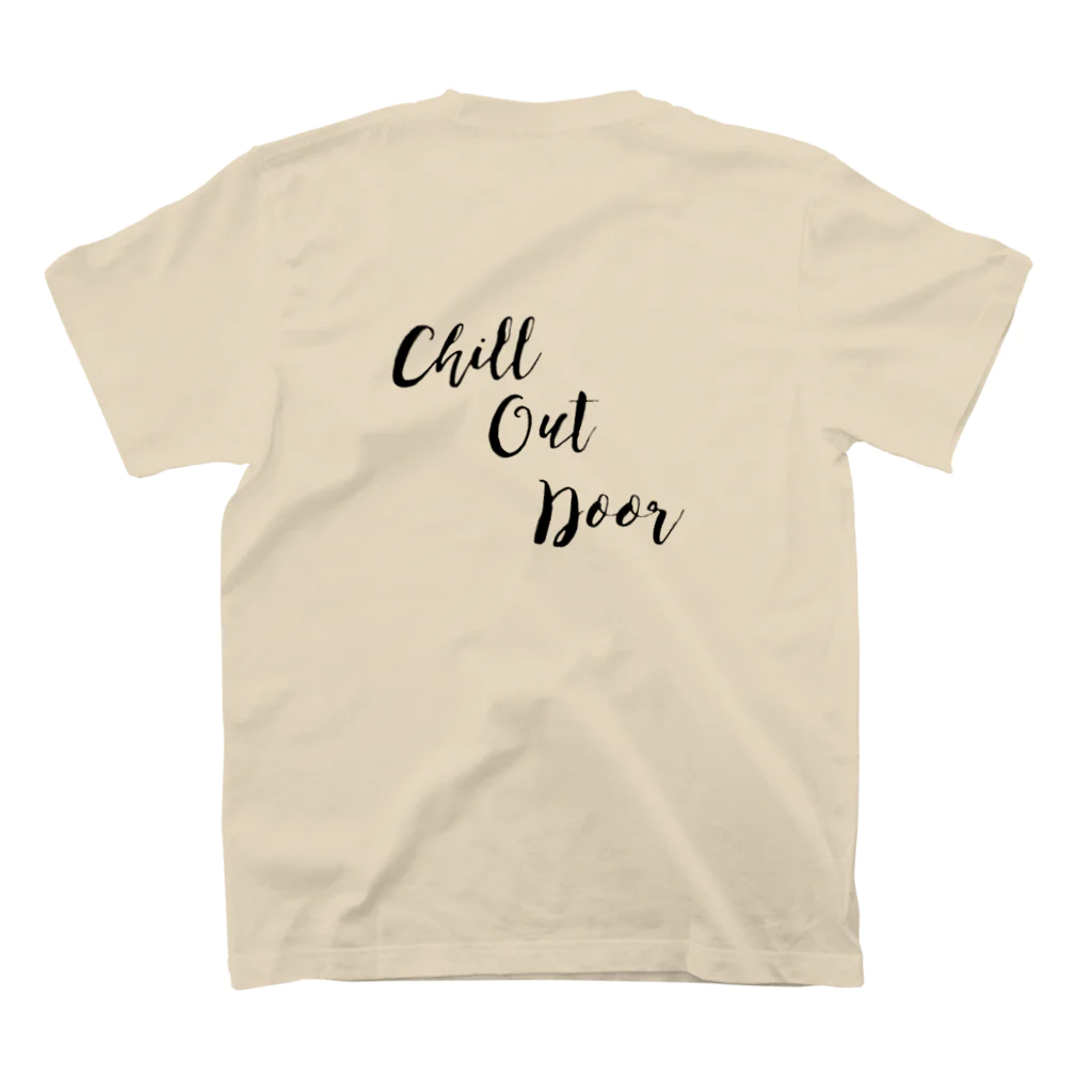 Chill Out Doorの21SS Back print スタンダードTシャツの裏面