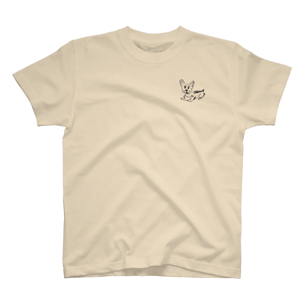 Makoto_Kohaneのシンプルヨーキー Regular Fit T-Shirt