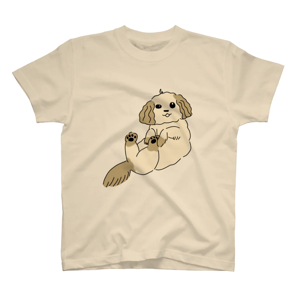 あおぞらの抱っこされ犬 Regular Fit T-Shirt