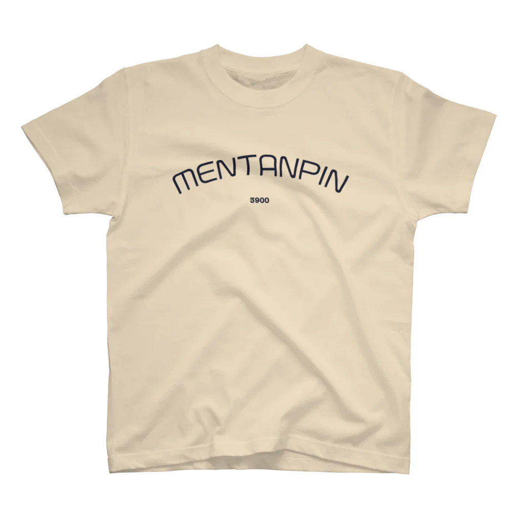LAIYOUオリジナルのシン・MENTANPINネイビー Regular Fit T-Shirt
