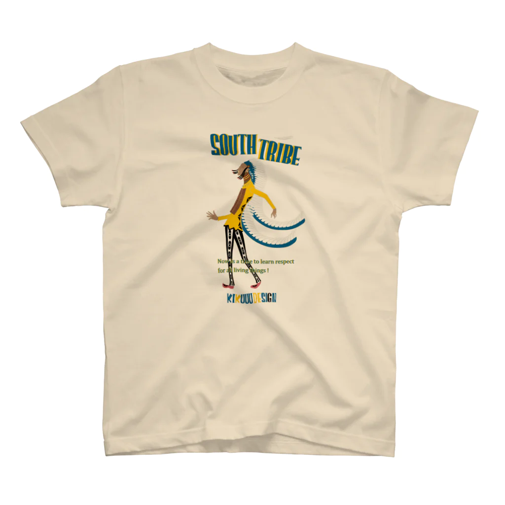 KIKUUUDESIGNのsouth tribe Regular Fit T-Shirt