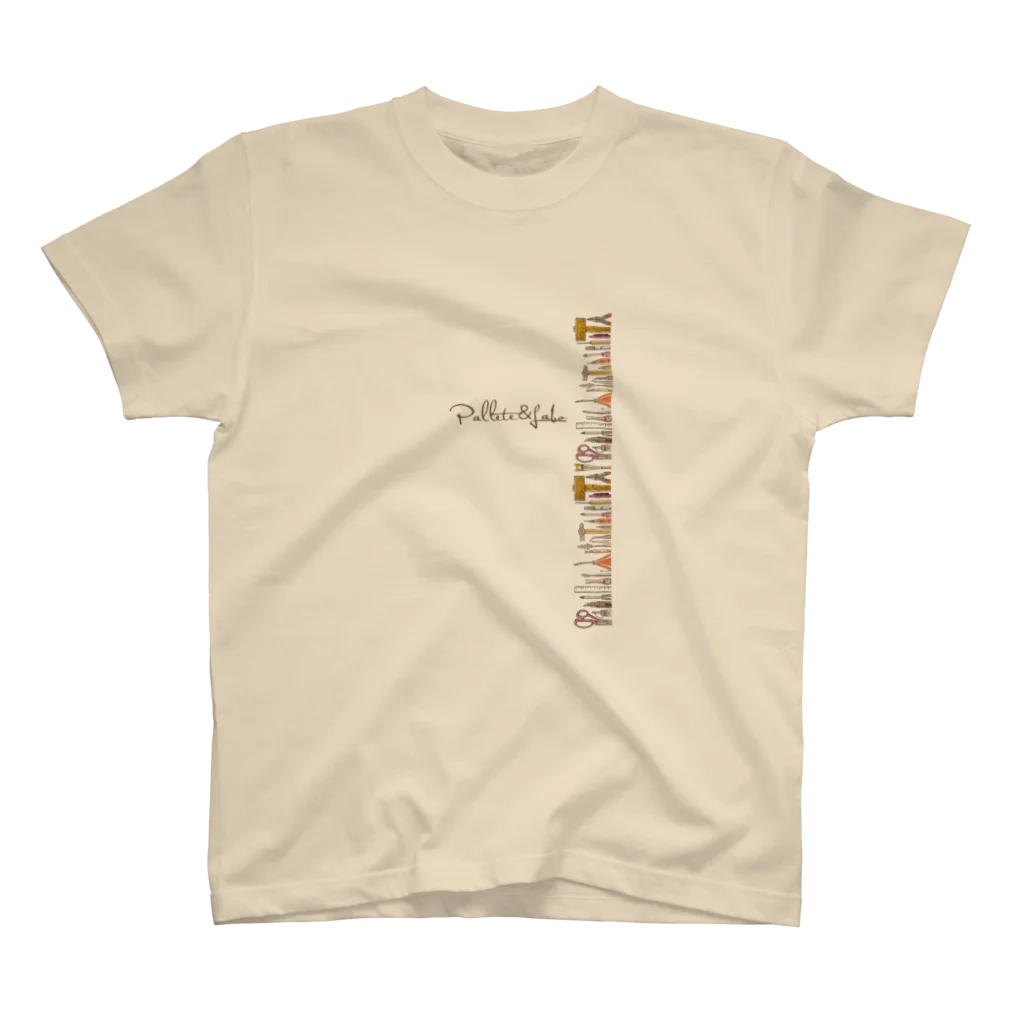 Pallete&LaboのPallete&Labo屋号オリジナルグッズ縦型カラー スタンダードTシャツ