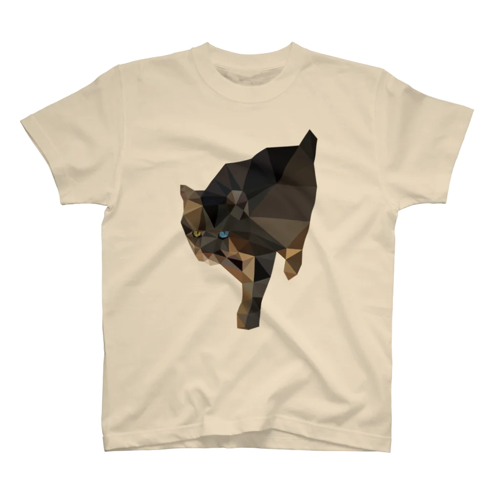 Yohei Nakajimaの迫り来るねこ Regular Fit T-Shirt