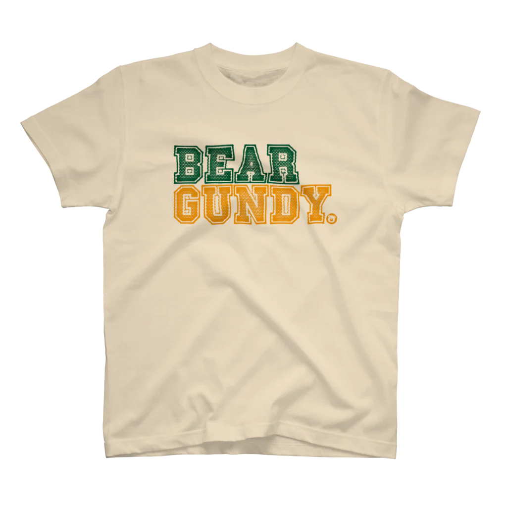 BEARGUNDYのたックル スタンダードTシャツ