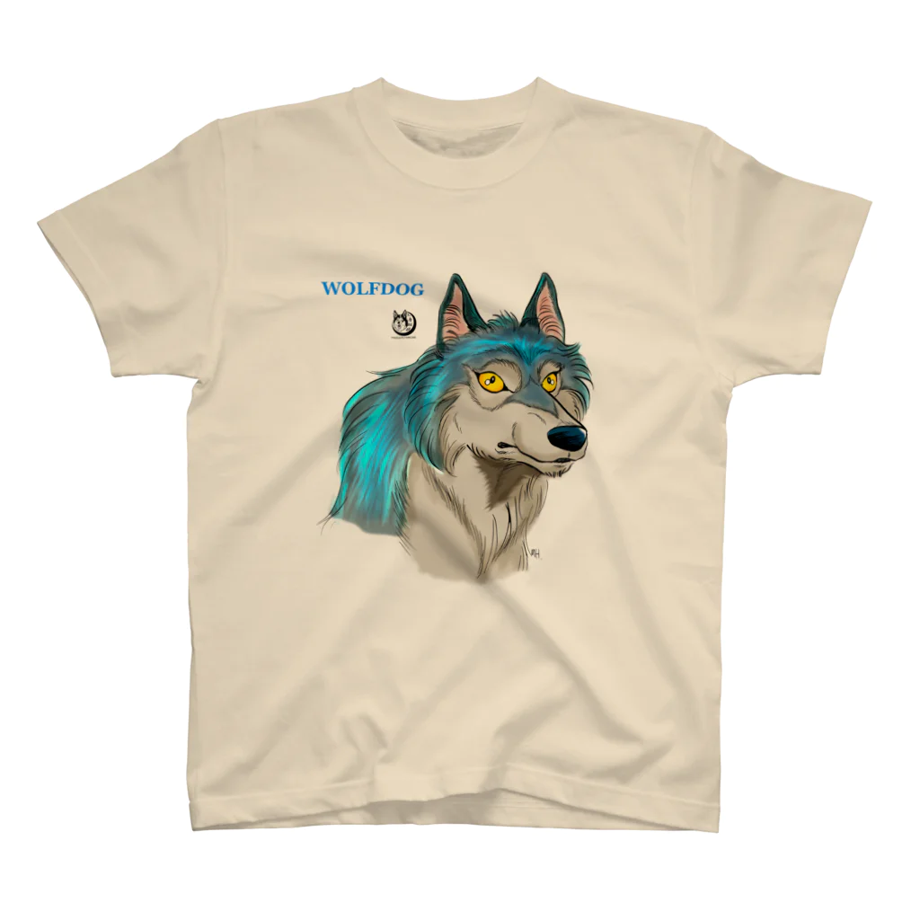 工房斑狼のwolfdogA スタンダードTシャツ