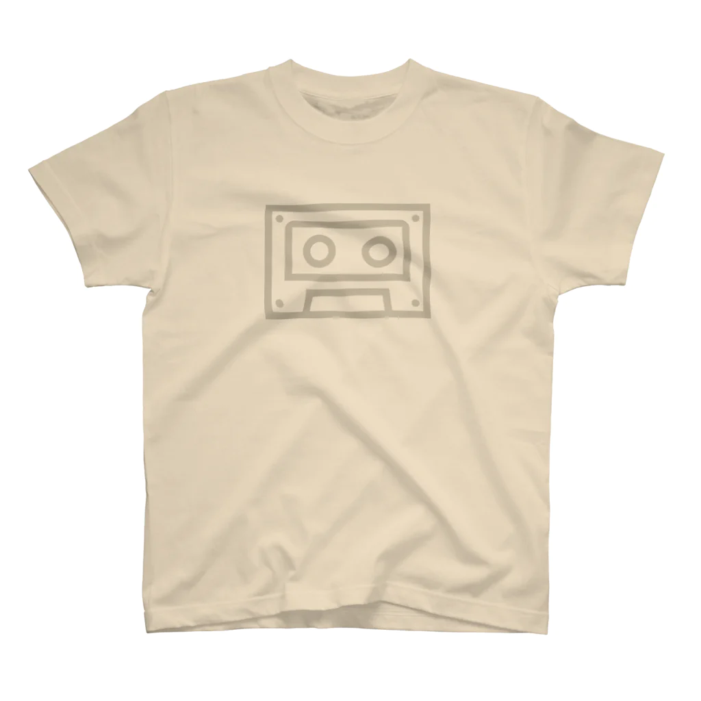 ICOMPO SHOPのアイコンのカセットテープ スタンダードTシャツ