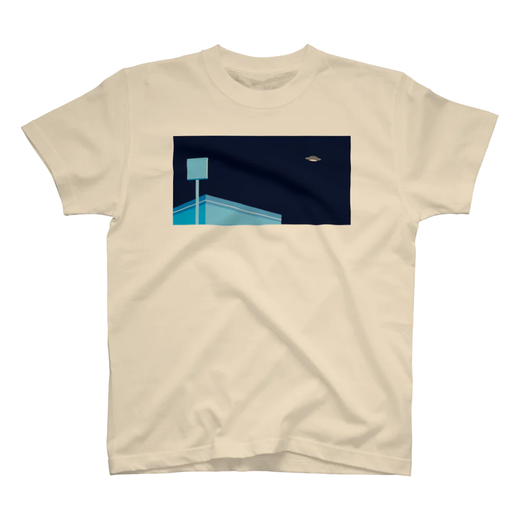 POTAGEのSky-Fly[Night]  Regular Fit T-Shirt