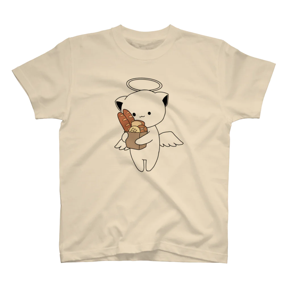 MochiMochi SHOPの白猫天使こむぎちゃん（ベーカリー） Regular Fit T-Shirt