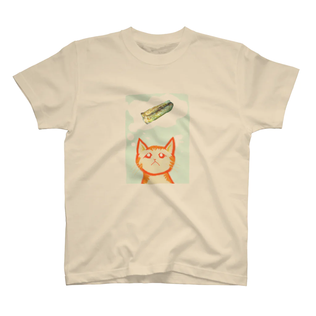 Qsarkの想ねこ スタンダードTシャツ