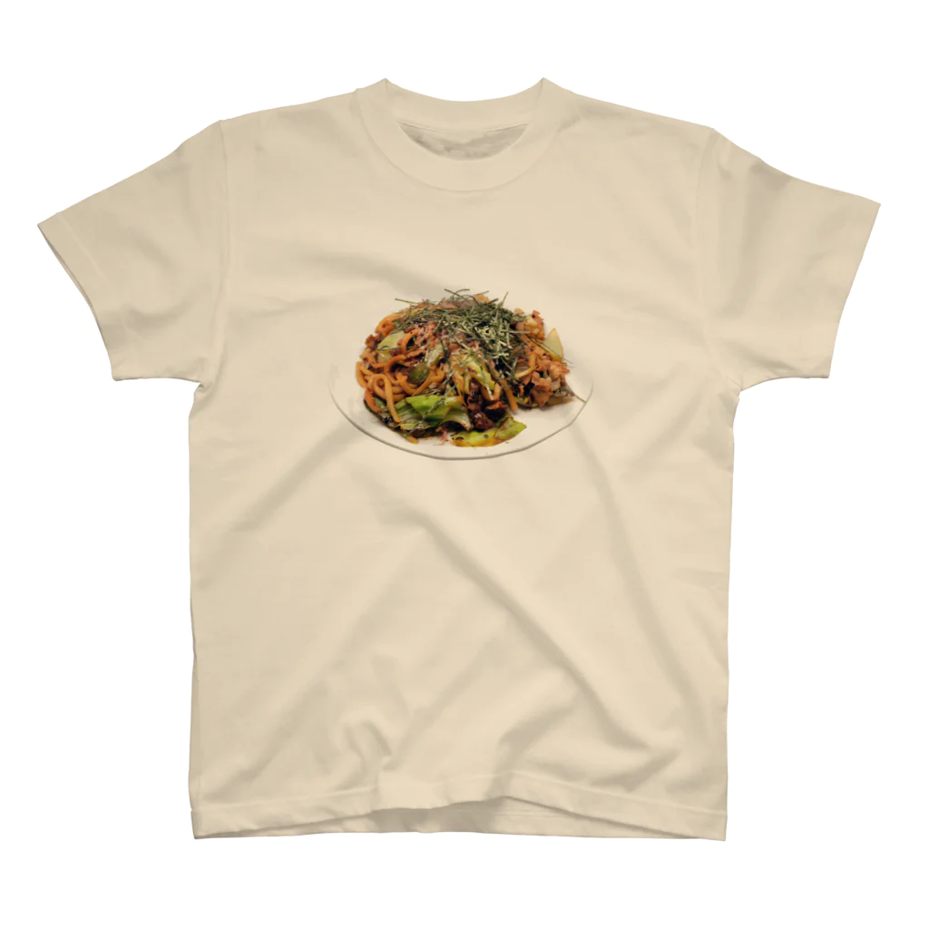 メシテロタイプ（飯テロTシャツブランド）の焼うどん Regular Fit T-Shirt