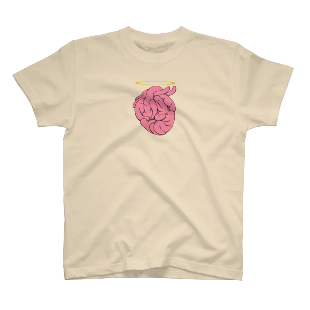 ゴリアテのハツ_pink(すやすやver.) スタンダードTシャツ