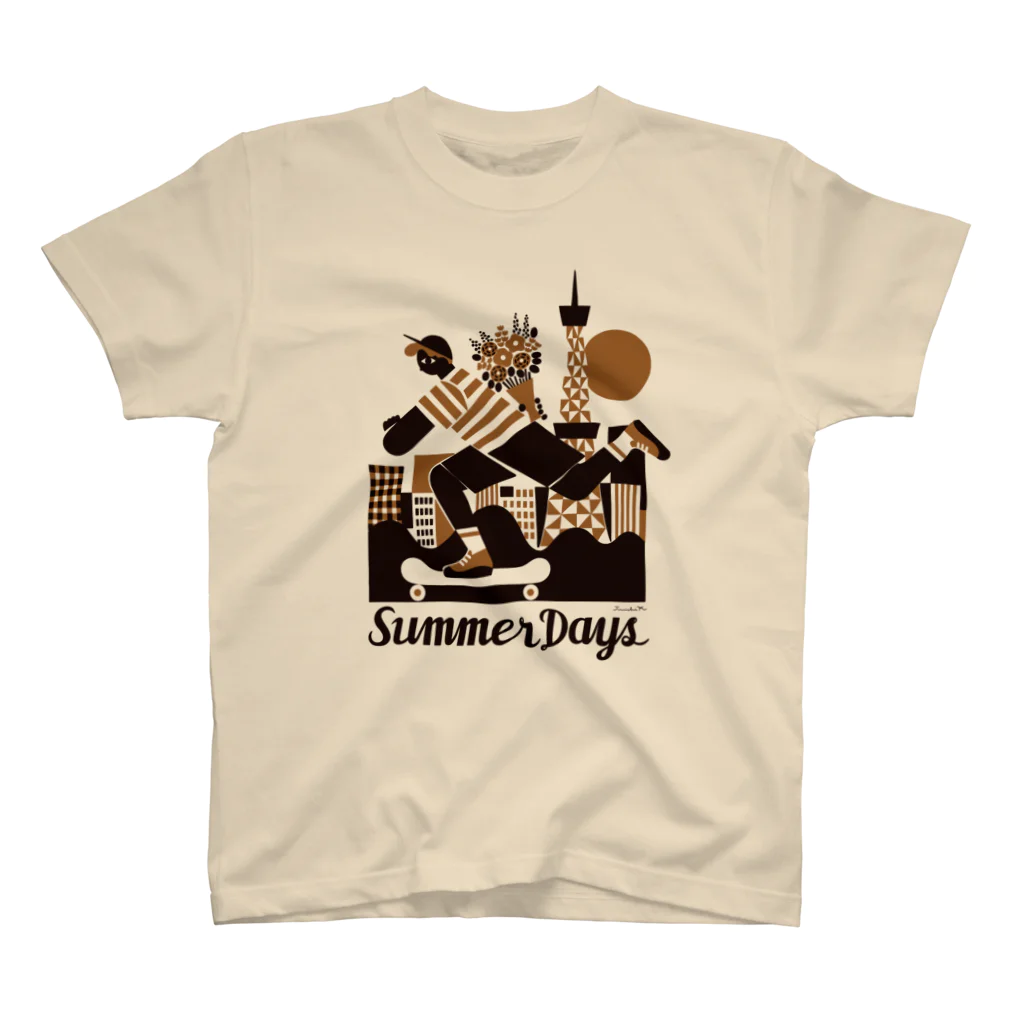 岸 潤一 / イラストレーターのSummer Days スタンダードTシャツ