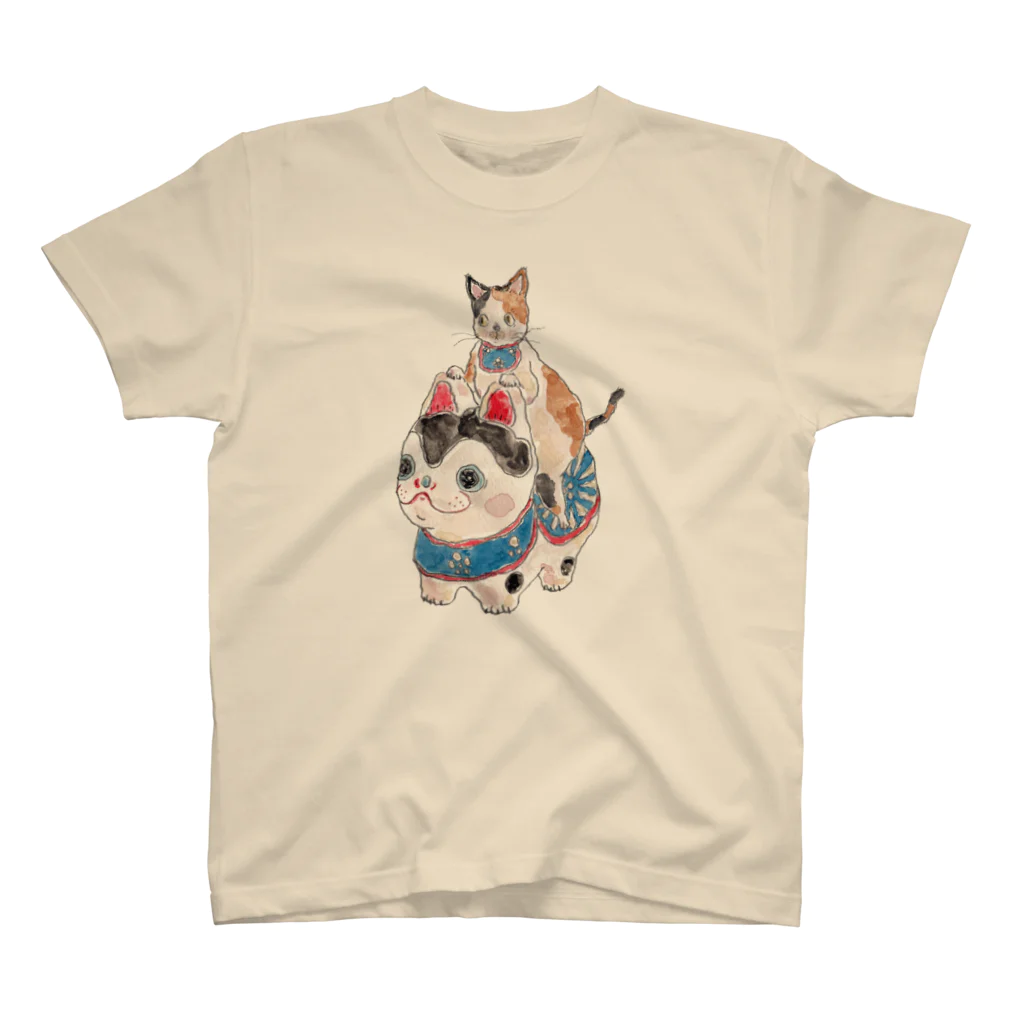 トコロコムギの爆走！犬張子にゃんこ Regular Fit T-Shirt