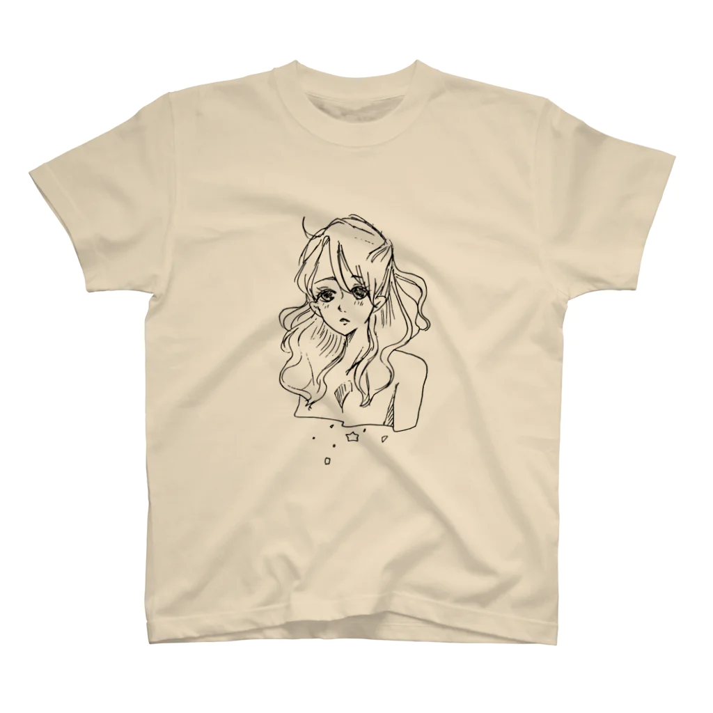 みけさんの欠ける少女 スタンダードTシャツ