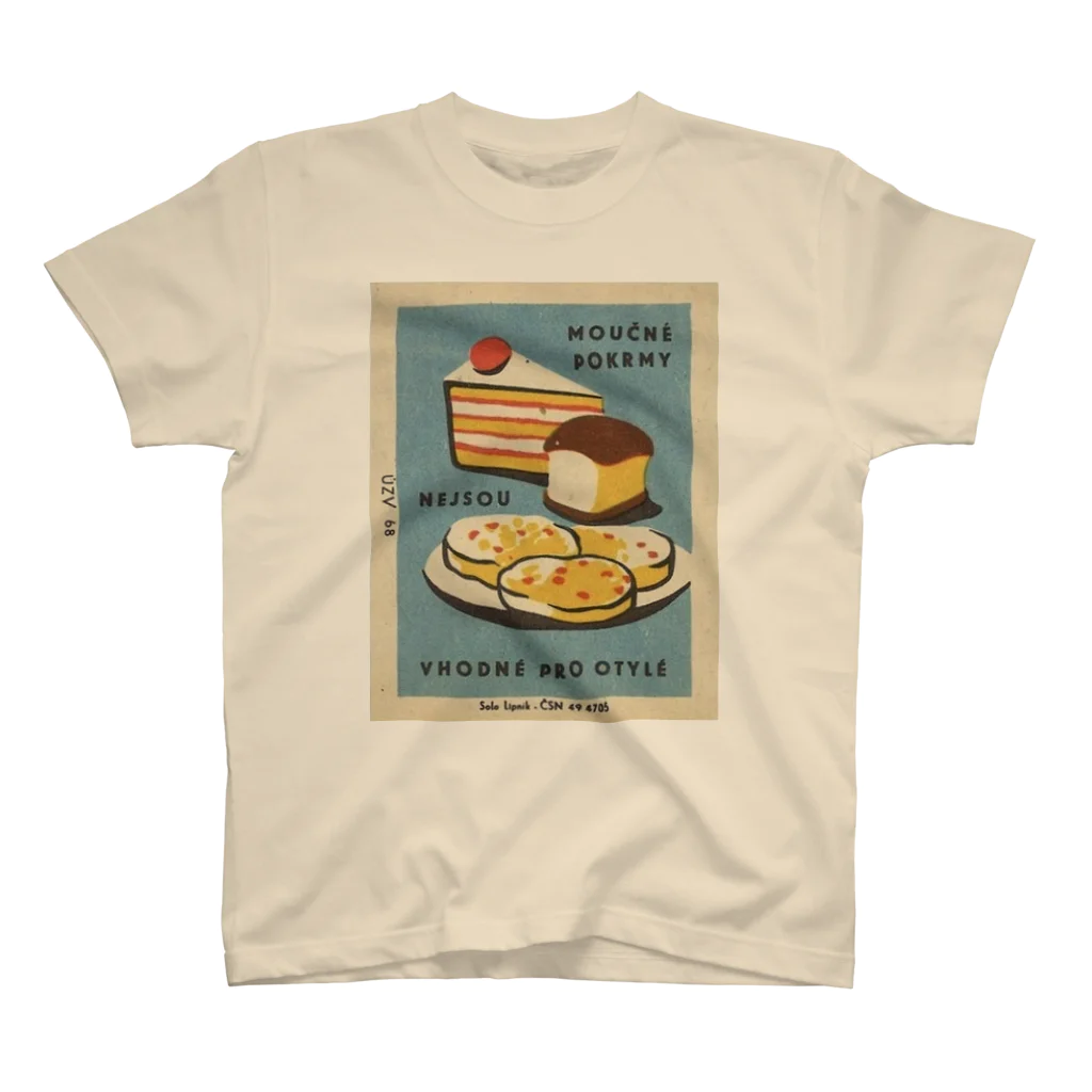 YS VINTAGE WORKSのチェコ・スロヴァキア マッチ（パンとケーキ） Regular Fit T-Shirt