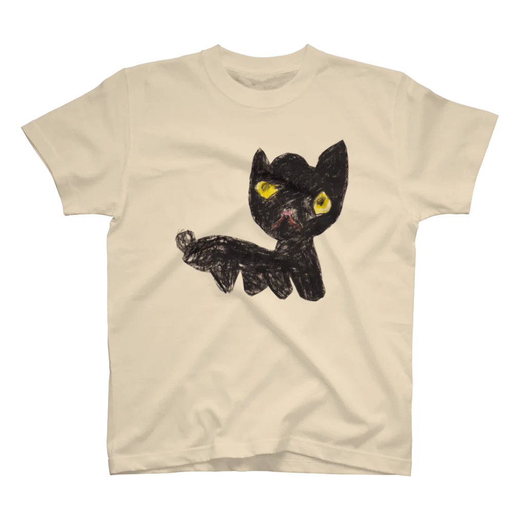 烏頭のおやま　こども絵　の子猫のサクラちゃん スタンダードTシャツ