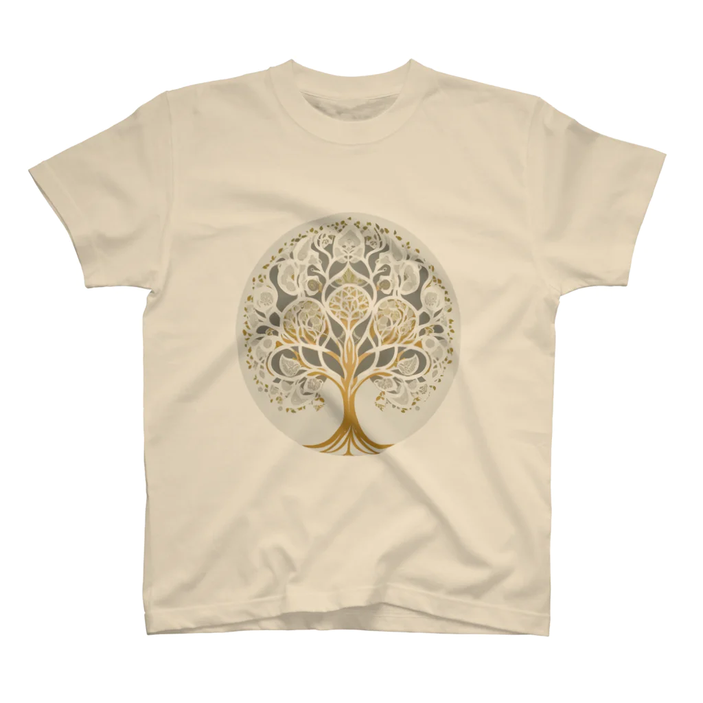 Infiniti_Dreamerのツリー・オブ・ライフ tree of life 神聖幾何学 スタンダードTシャツ