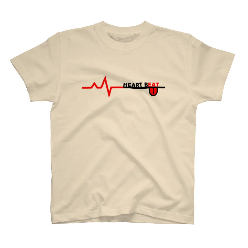 BISCO@道具屋のHEART BEAT スタンダードTシャツ