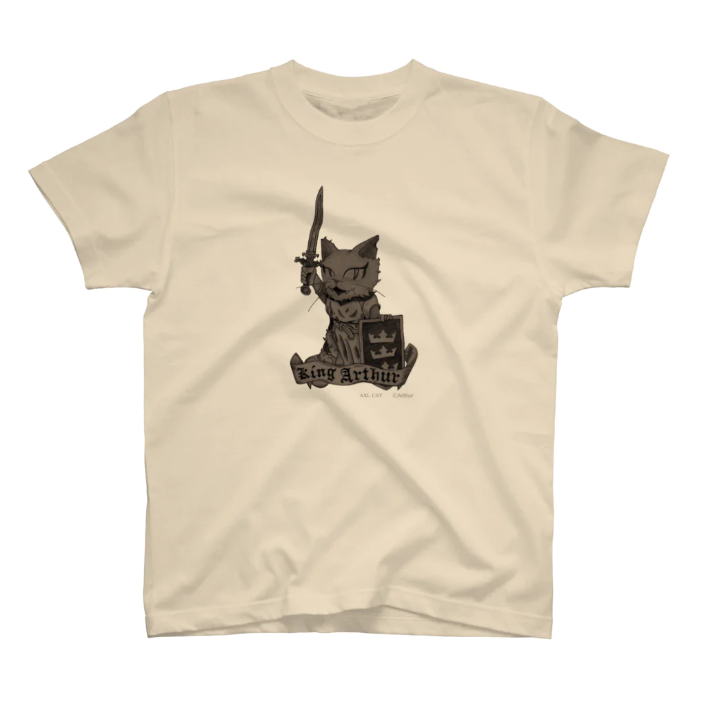 AXL CATのアーサー王 (AXL CAT) スタンダードTシャツ