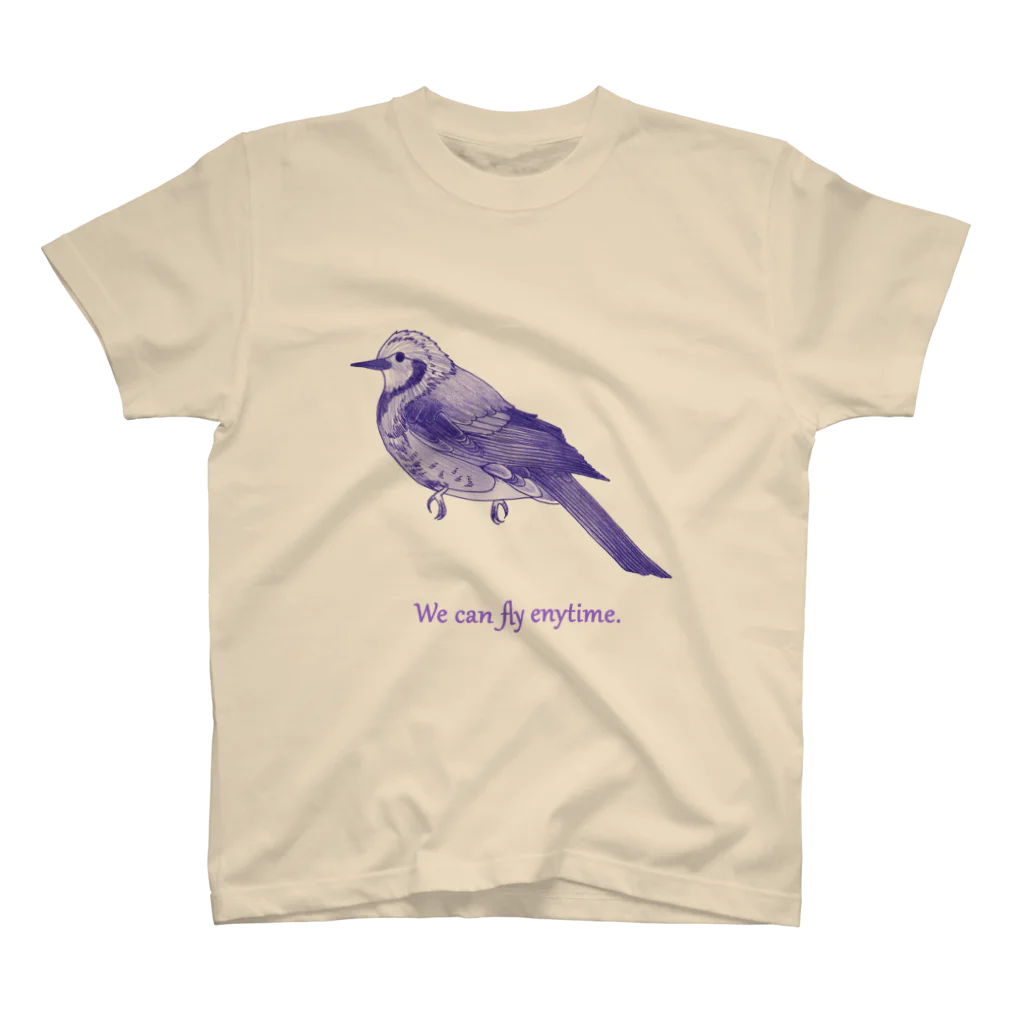 ponsukeのbird Regular Fit T-Shirt