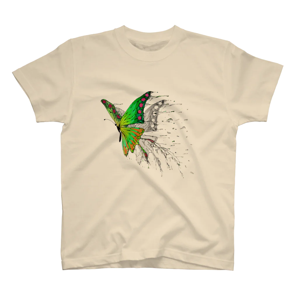 halfasleepの蝶々01カラー スタンダードTシャツ