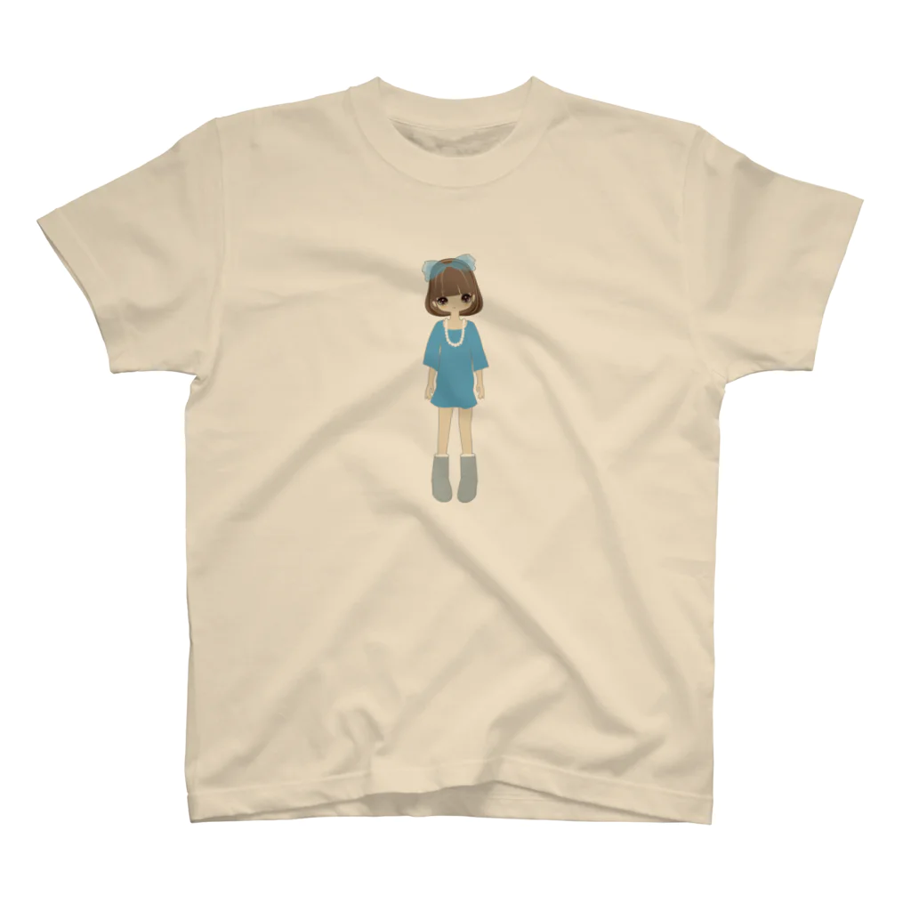 fukuikeのガール01 スタンダードTシャツ