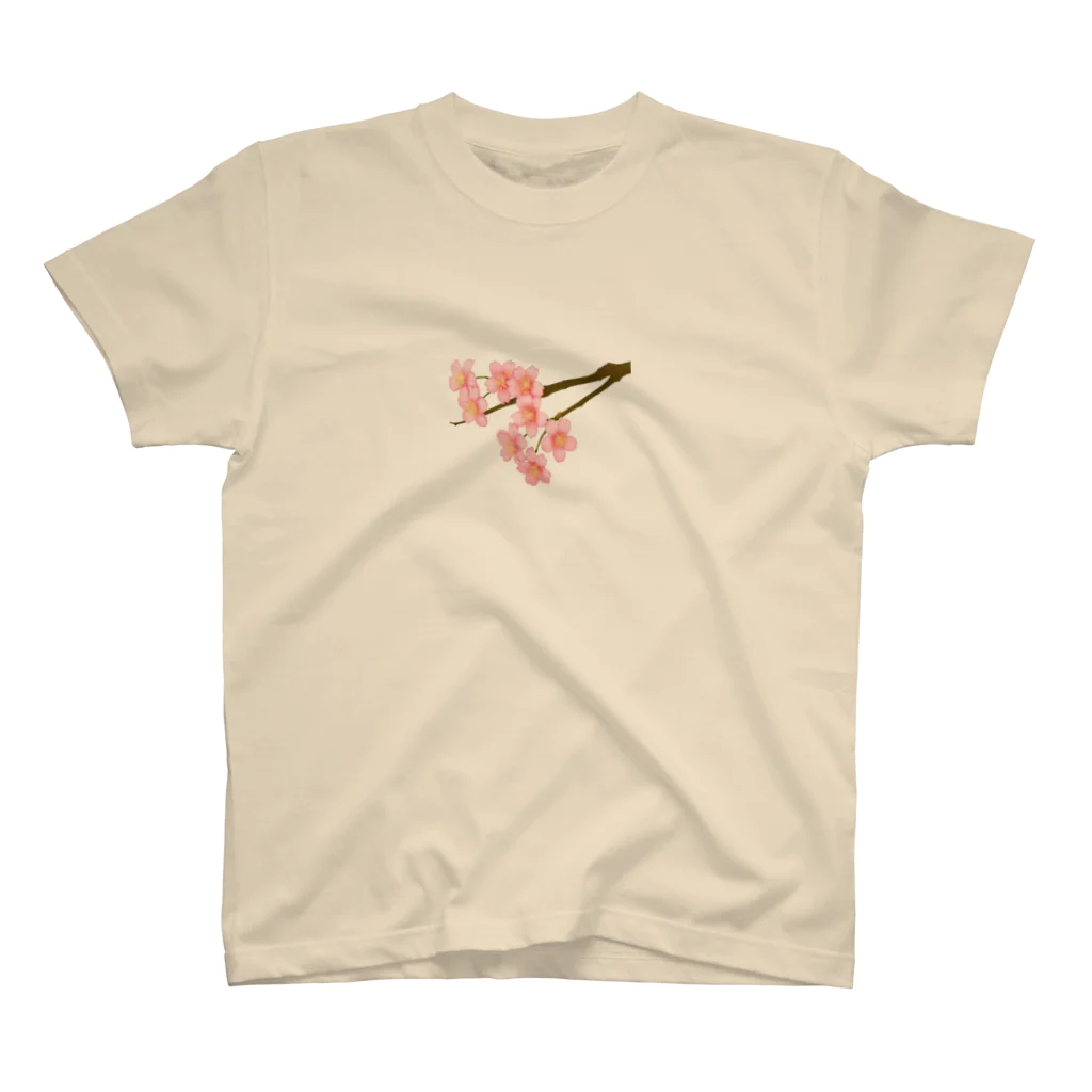 紅藤コミミズクの桜 スタンダードTシャツ