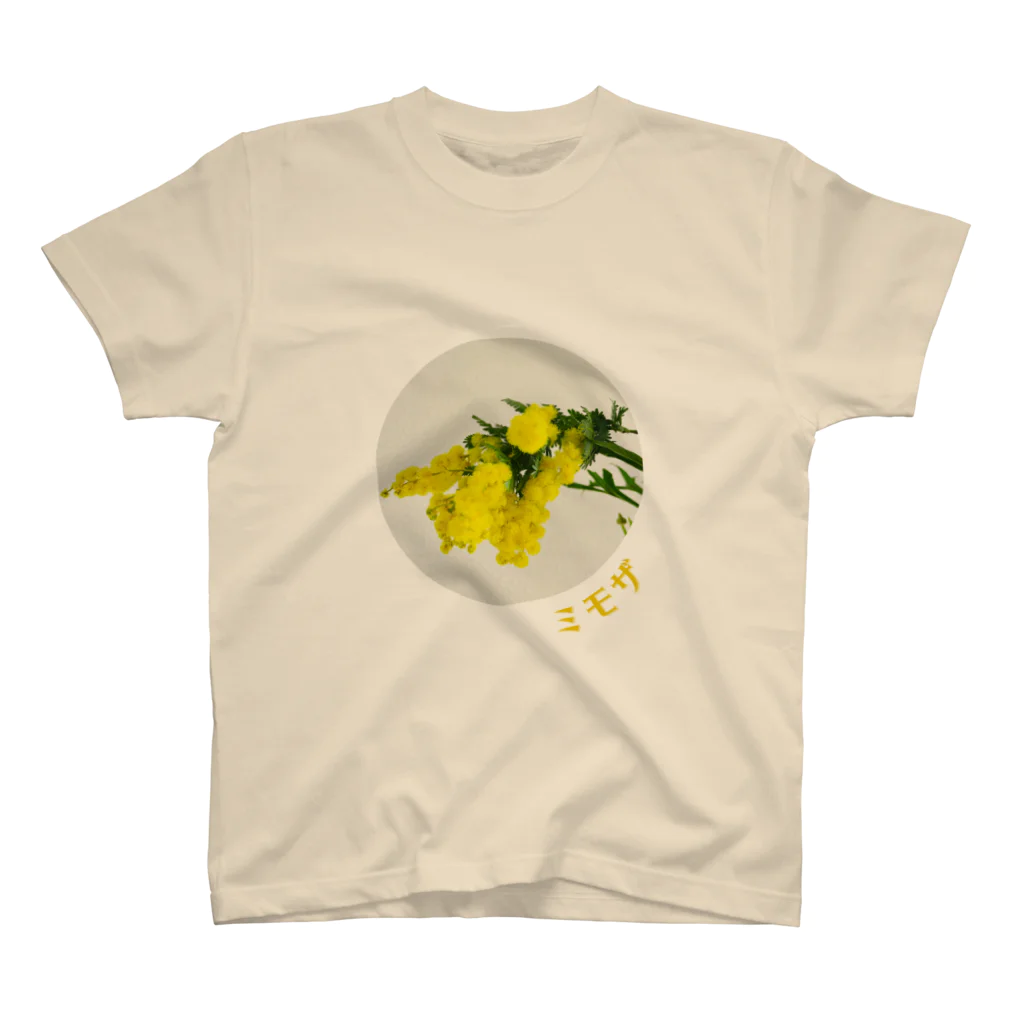 いつかの景色、どこかの言葉のミモザの花言葉は”感謝” Regular Fit T-Shirt