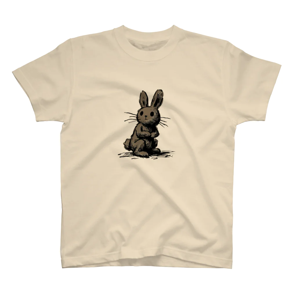 nicopapaのうさぎのピノ Regular Fit T-Shirt