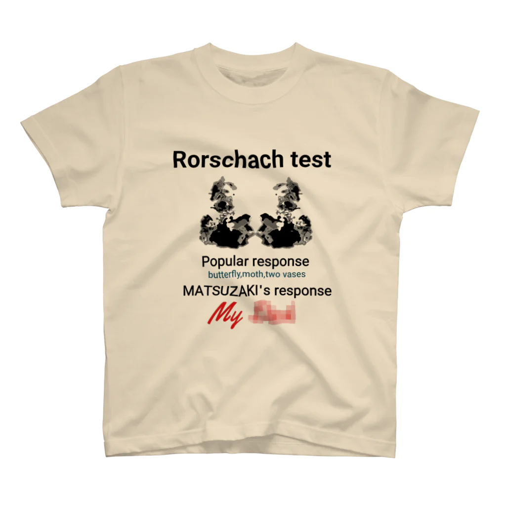 JOCKEY SHOPのRorschach test松崎 スタンダードTシャツ