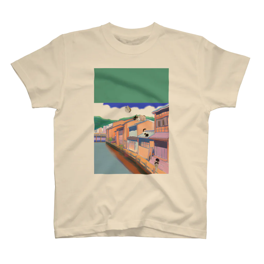 momo_emiの昔と猫 Regular Fit T-Shirt