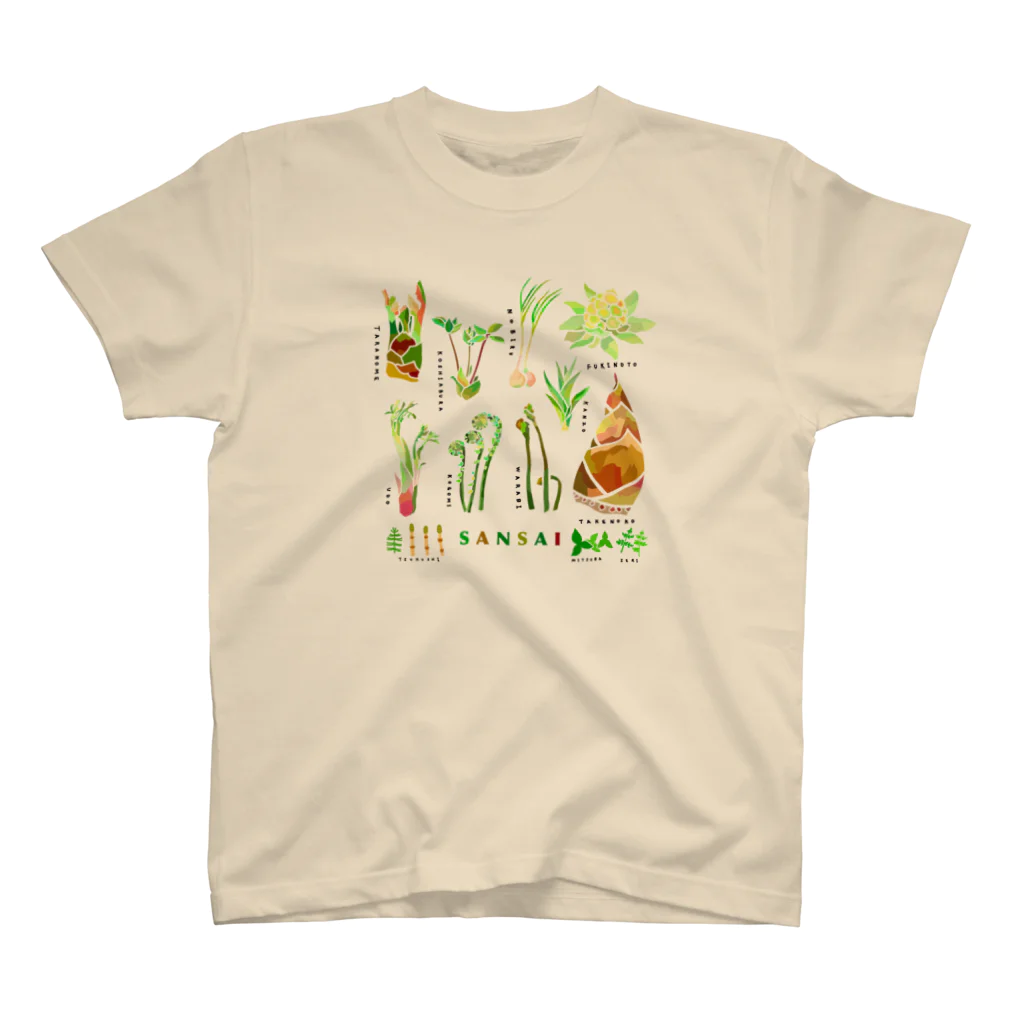 かわはぎの山菜 スタンダードTシャツ