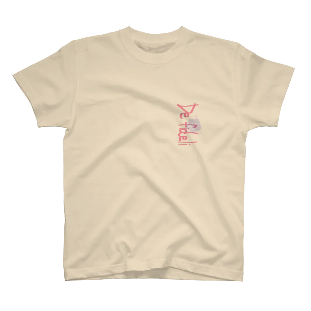 🤞のDe fideli unisex スタンダードTシャツ