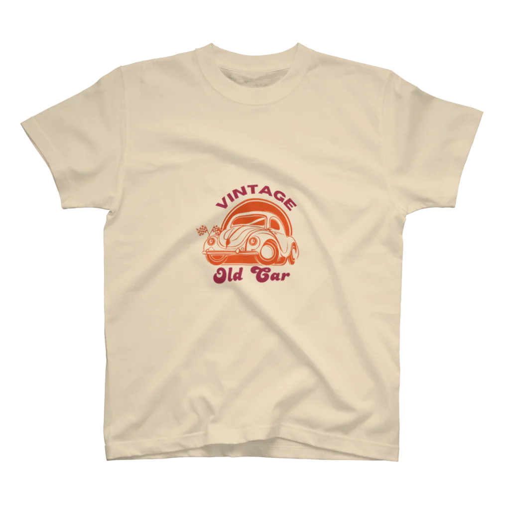 iijima mitsunoriのかわいいオールドカー Regular Fit T-Shirt