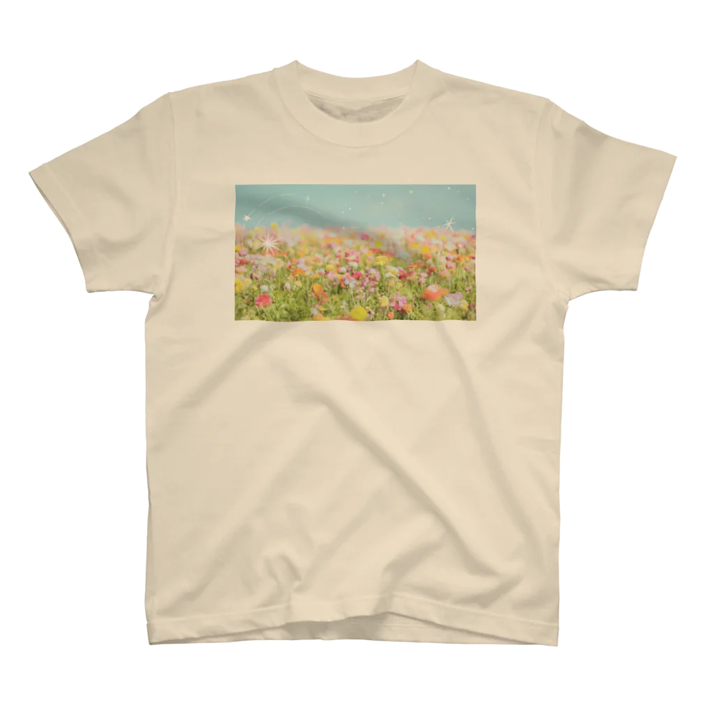 ame。の花ばたけ Regular Fit T-Shirt