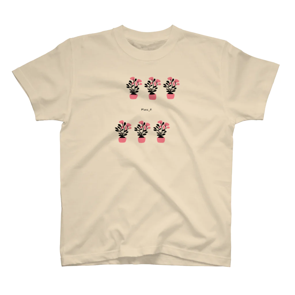 Mana AのカラフルBegonia スタンダードTシャツ